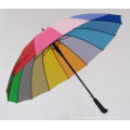 Auto Open 16k Regenbogen Straight Umbrella (BD-03)